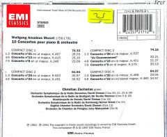Mozart 10 Concertos Pour Piano ChristianZacharias CD