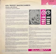 Los Pepito Machucambos Singen Und Spielen LP Plak