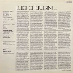 Ricardo Muti Cherubini Requiem C-Moll LP Plak