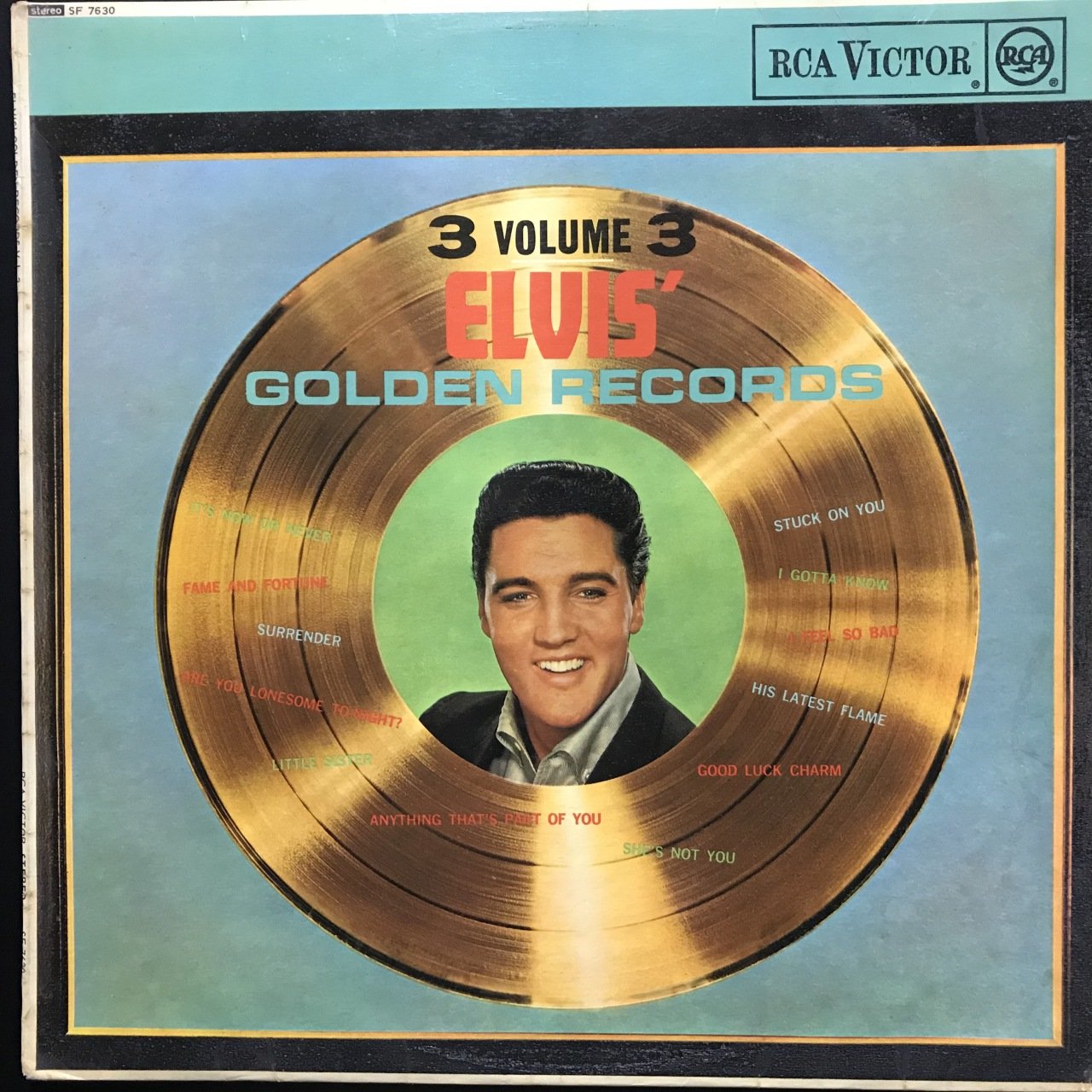 Elvis Presley Golden Records Volume 3 LP Plak