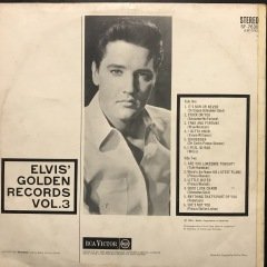 Elvis Presley Golden Records Volume 3 LP Plak