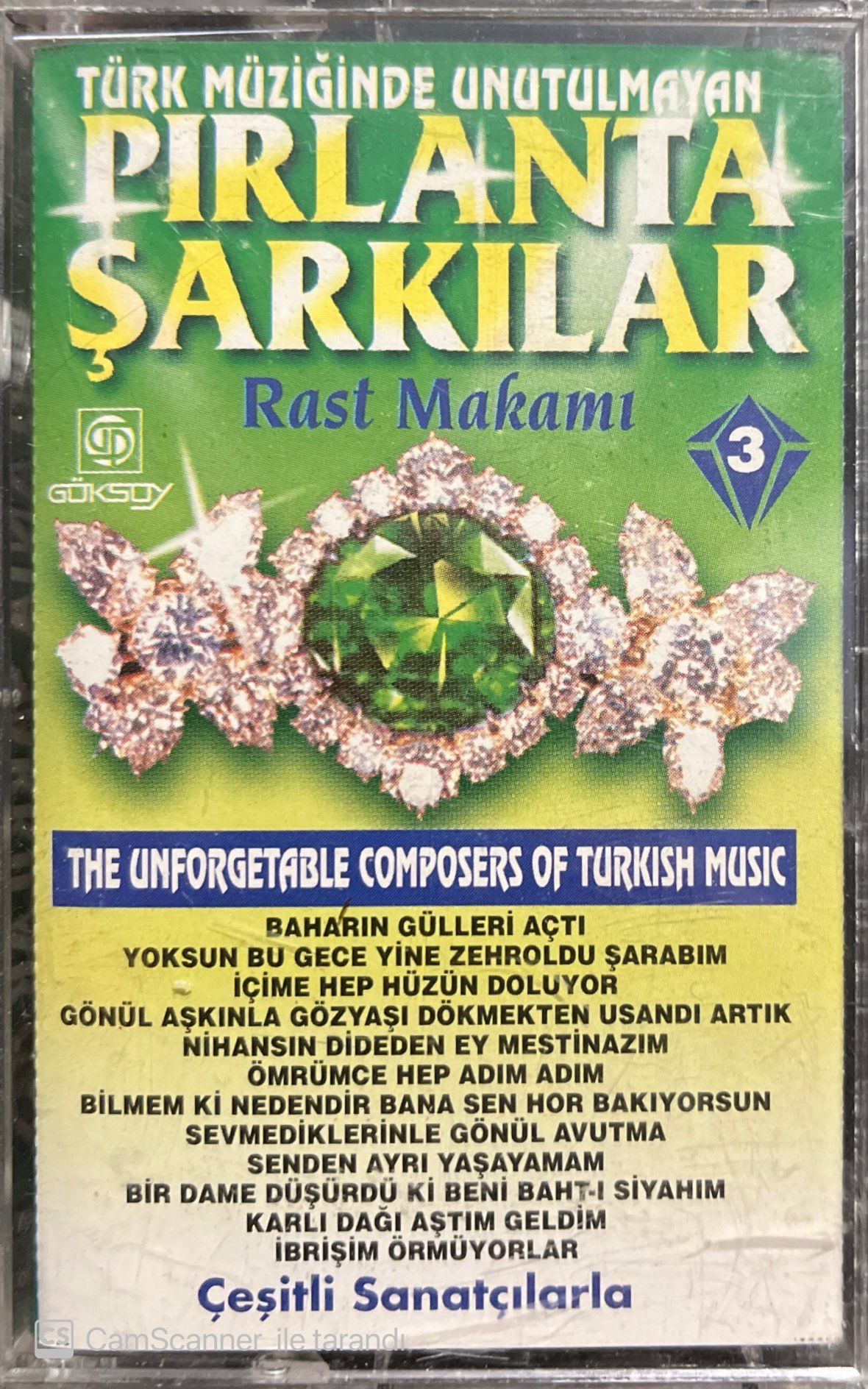 Pırlanta Şarkılar Rast Makamı Kaset