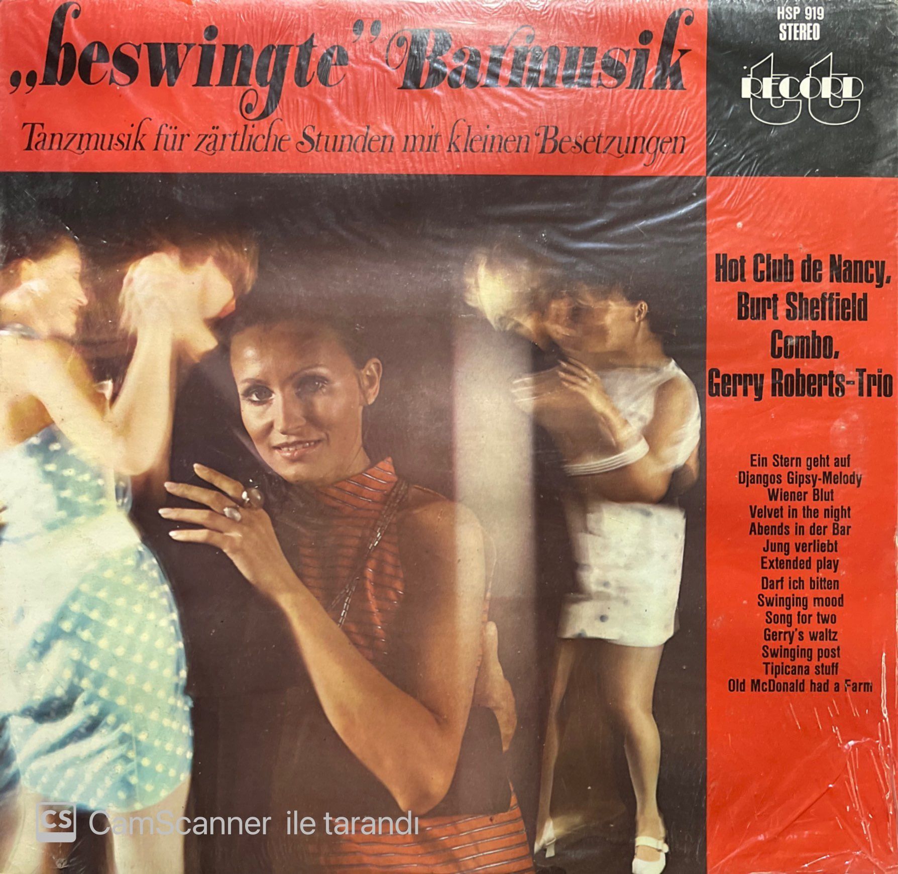 Beswingte Barmusik Açılmamış Jelatininde Dönem Baskı LP Plak