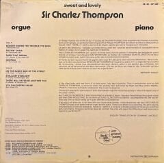 Sir Charles Thompson Sweet And Lovely LP Plak