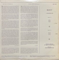 Bizet L'Arlesienne Suites No.1 et 2 LP Klasik Plak