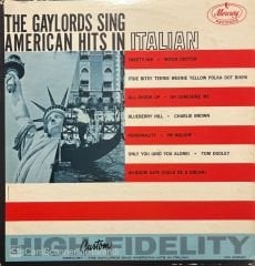 The Gaylords The Gaylords Sing American Hits In Italian LP Plak