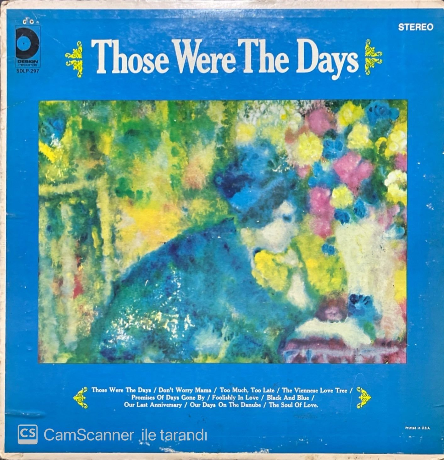 The Young Lovers Those Were The Days LP Plak