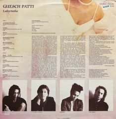 Guesch Patti Labyrinthe LP Plak