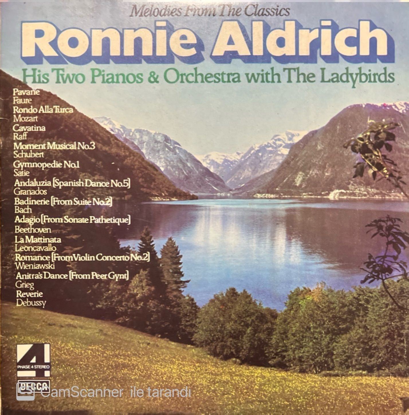 Ronnie Aldrich His Two Pianos LP Plak