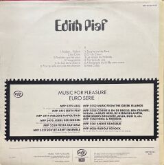 Edith Piaf Republique Francaise LP Plak