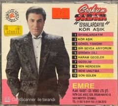 Coşkun Sabah İsyanlardayım Kör Aşık Sarı Bandrollü Dönem Nadir CD
