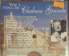 Voz Y Vena De Chabuca Granda  CD