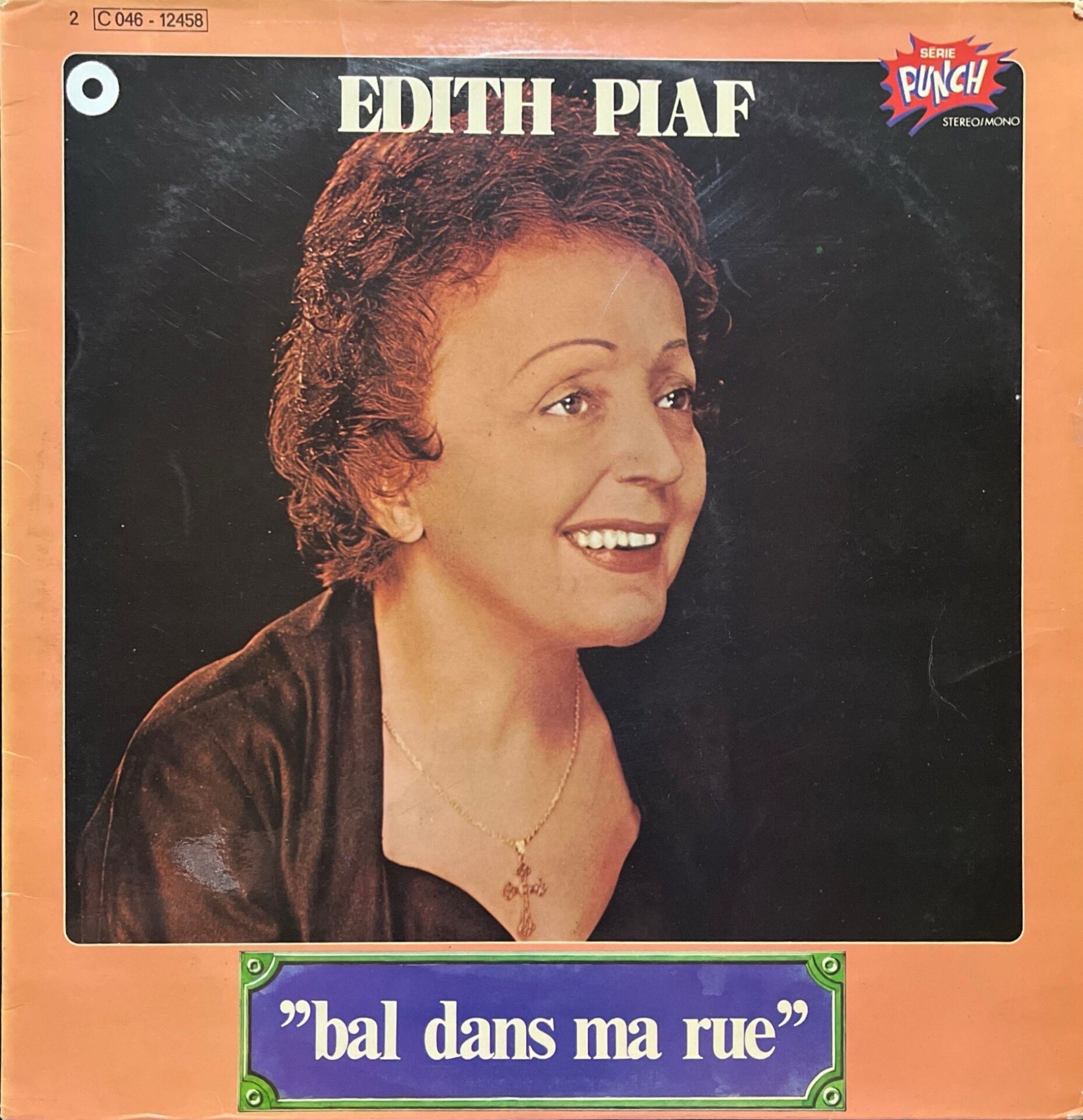 Edith Piaf Bal Dans Ma Rue LP Plak