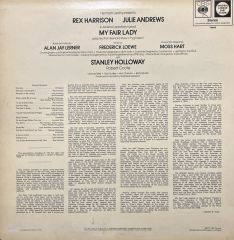 Rex Harrison Julie Andrews My Fairy Lady LP Plak