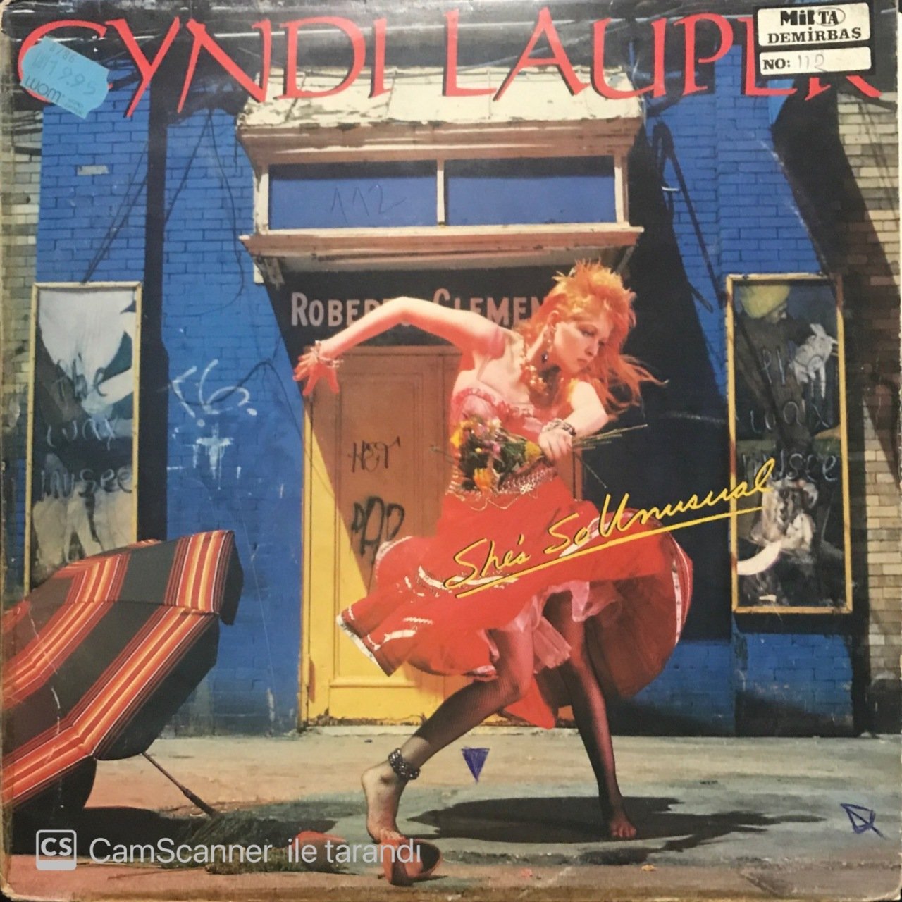 Cyndi Lauper She's So Unusual LP Plak