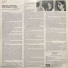 Frances Gershwin LP Plak