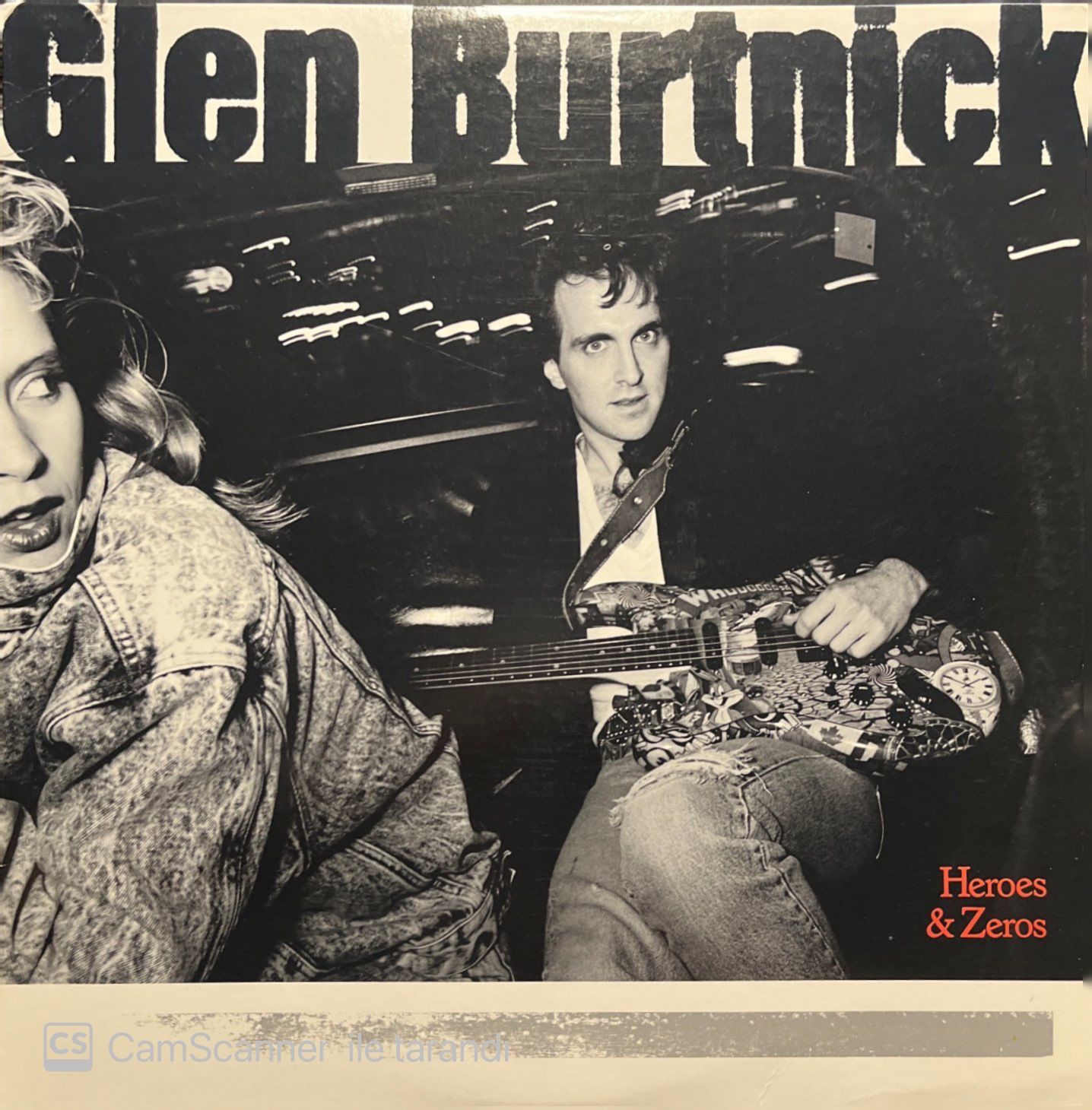 Glen Burtnick Heroes & Zeroes LP Plak