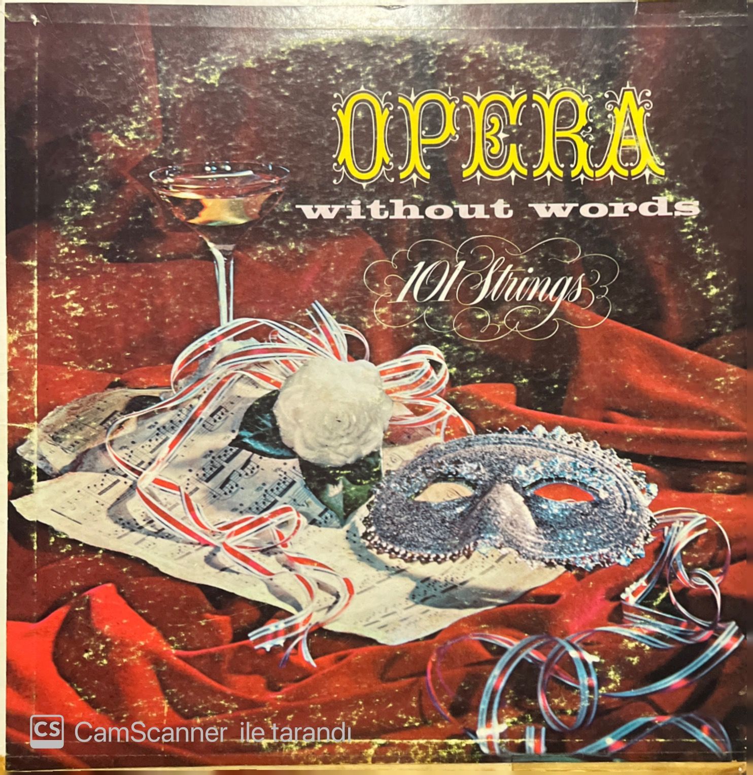 101 Strings Opera Without Words LP Plak