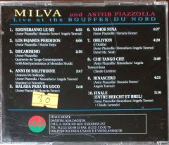 Milva And Astor Piazzolla Live At The Bouffes du Nord CD