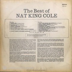 The Best Of Nat King Cole LP Plak