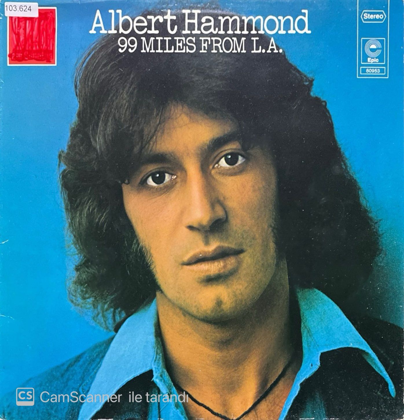 Albert Hammond 99 Miles From L.A. LP Plak