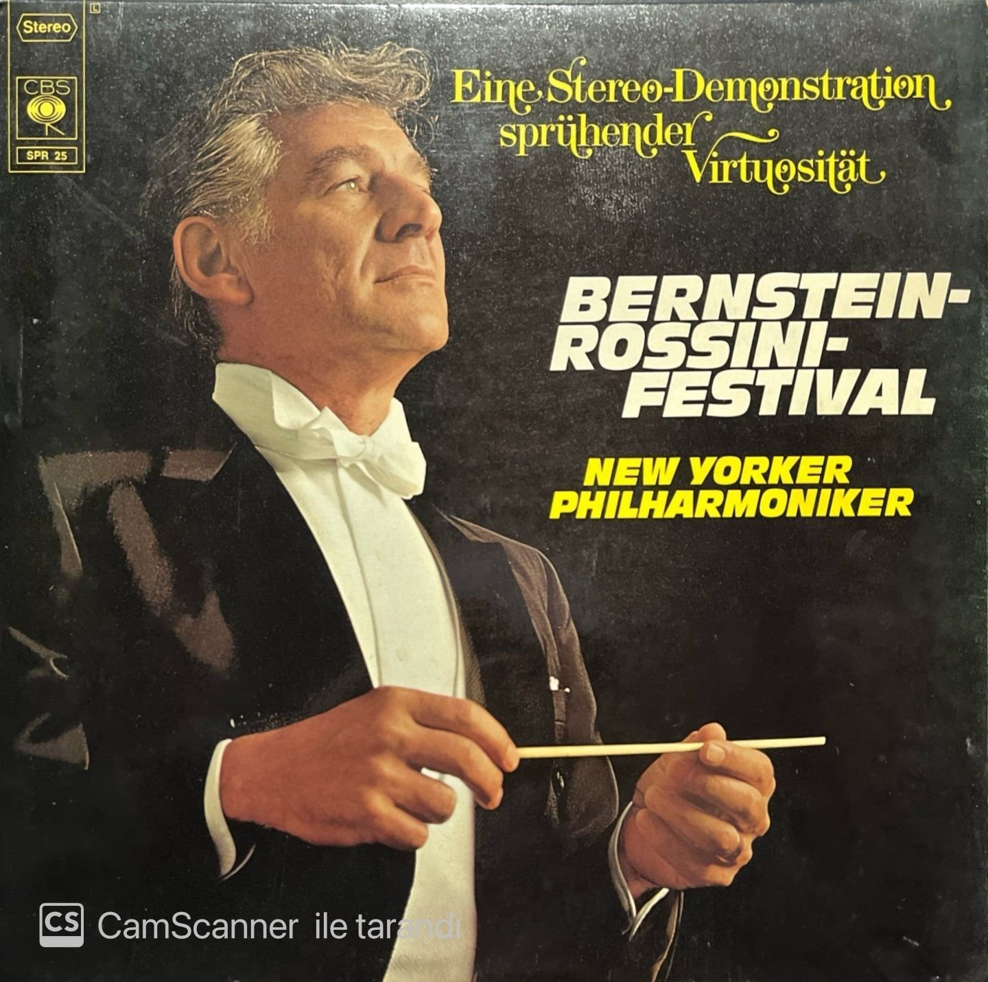 Leonard Bernstein New Yorker Philharmoniker LP Plak