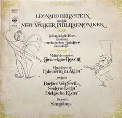 Leonard Bernstein New Yorker Philharmoniker LP Plak