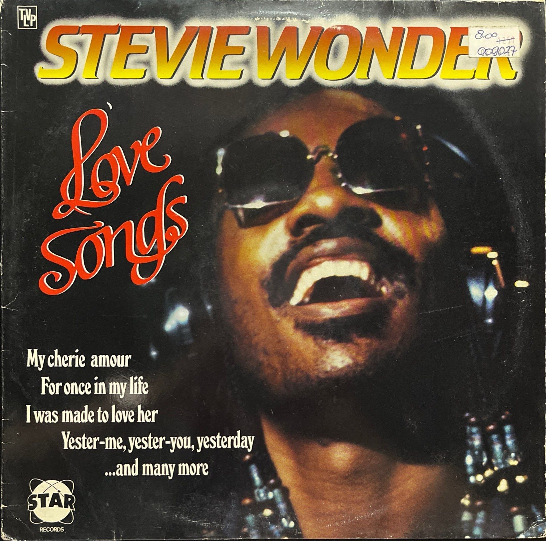 Stevie Wonder Love Songs LP Plak