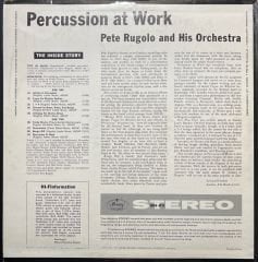 Pete Rugolo Percussion At Work LP Plak