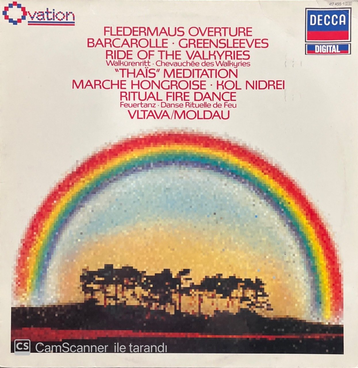 Fledermaus Overture Barcarolle LP Klasik Plak