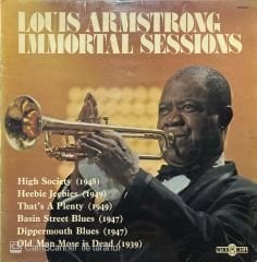 Louis Armstrong Immortal Session LP Plak