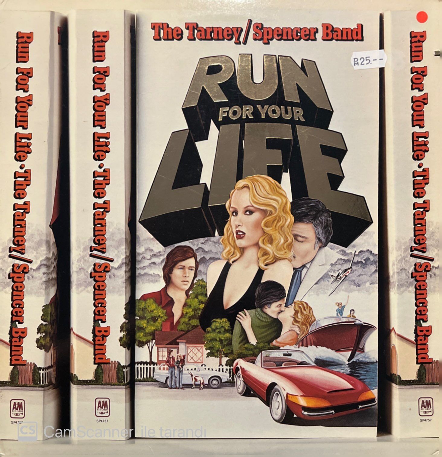 The Tarney / Spencer Band Run For Your Life LP Plak
