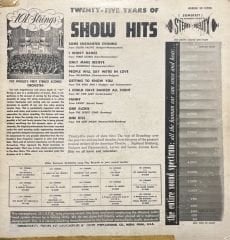 101 Strings Play 25 Years Og Show Hits LP Plak