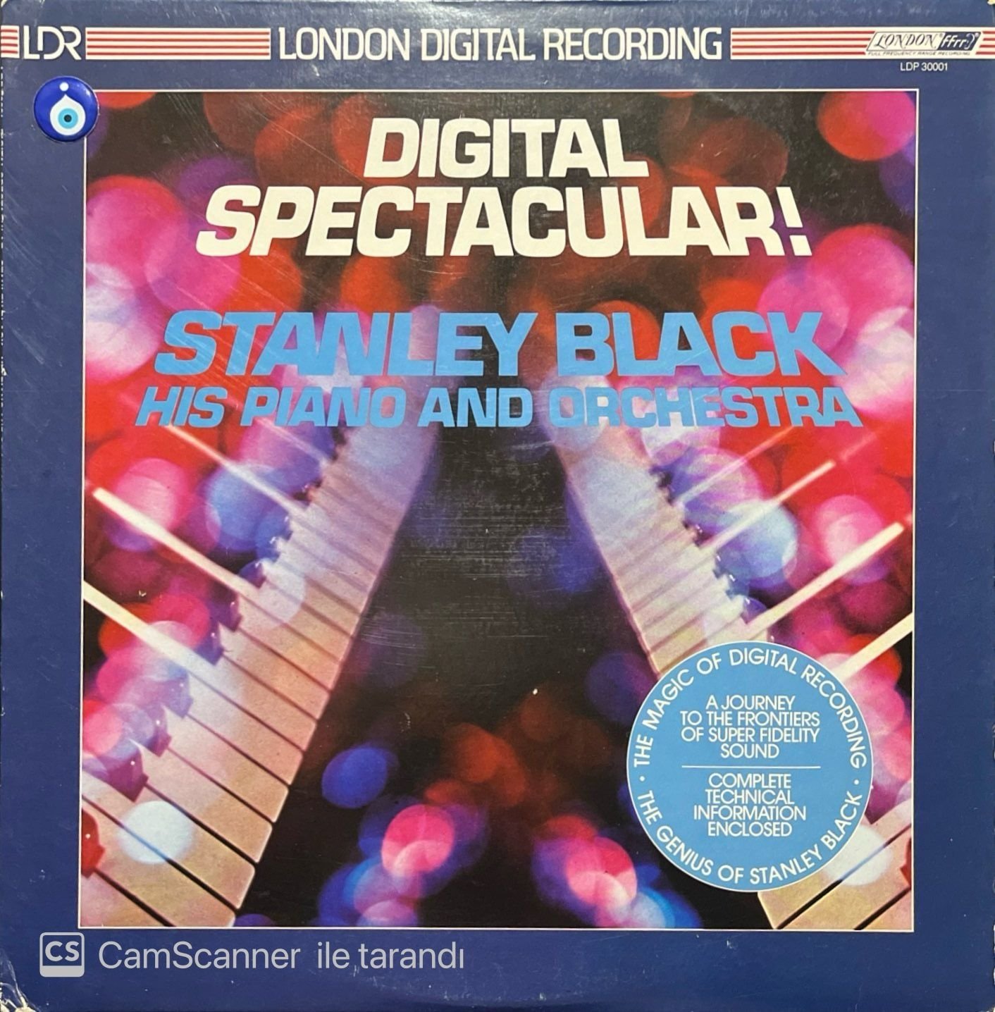 Stanley Black His Piano And Orchestra LP Plak