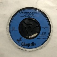 Ultravox The Thin Wall 45lik Plak