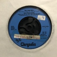 Ultravox The Thin Wall 45lik Plak