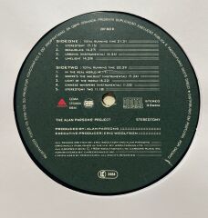 The Alan Parsons Project Stereotomy LP Plak