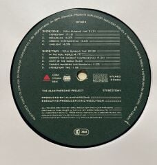 The Alan Parsons Project Stereotomy LP Plak