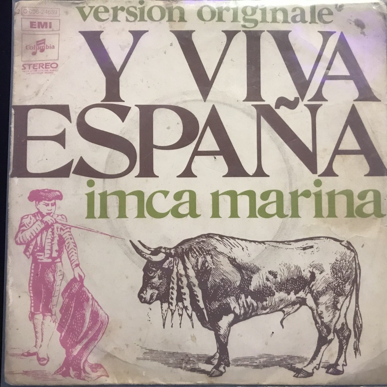Inca Marina Y Viva Espana 45lik Plak