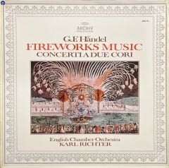 G. F. Handel Fireworks Music LP Klasik Plak