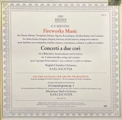 G. F. Handel Fireworks Music LP Klasik Plak