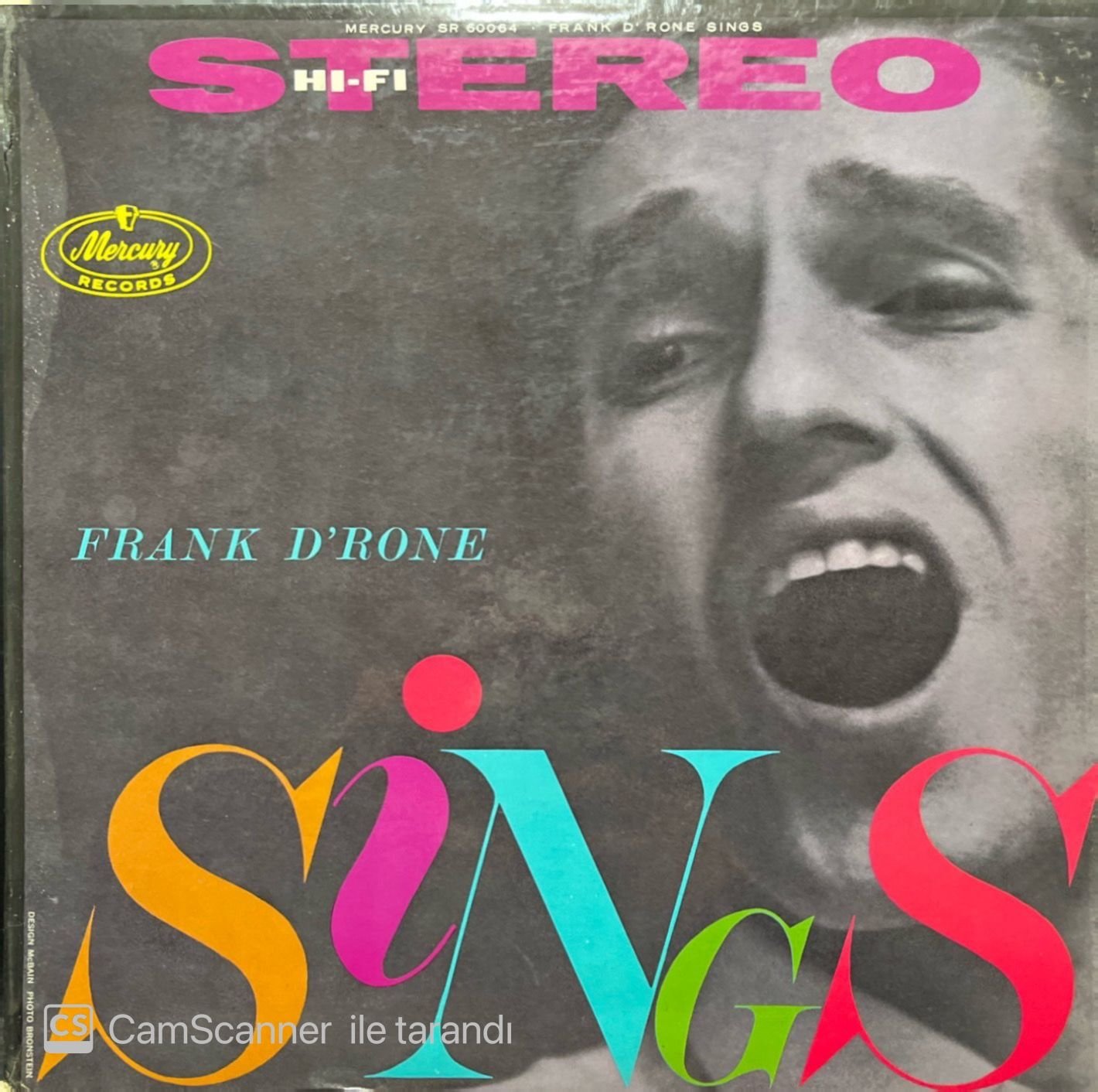 Frank D'Rone Sings LP Plak