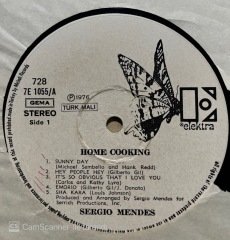 Sergio Mendes Home Cooking LP Plak