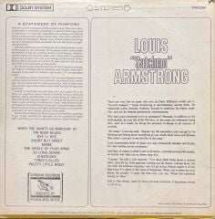 Louis Armstrong Satchmo LP Plak