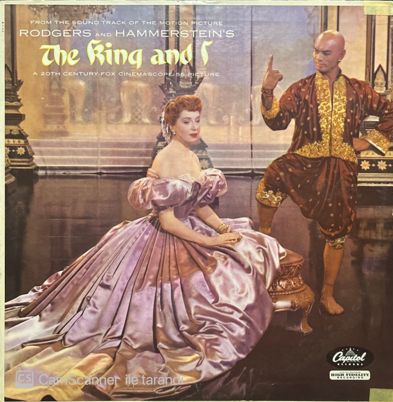Rodgers And Hammerstein's The King And I Musical LP Plak