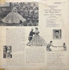 Rodgers And Hammerstein's The King And I Musical LP Plak