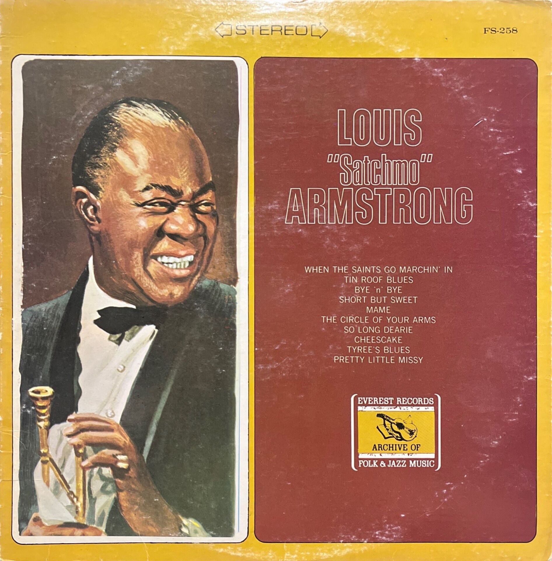 Louis Armstrong Satchmo LP Plak