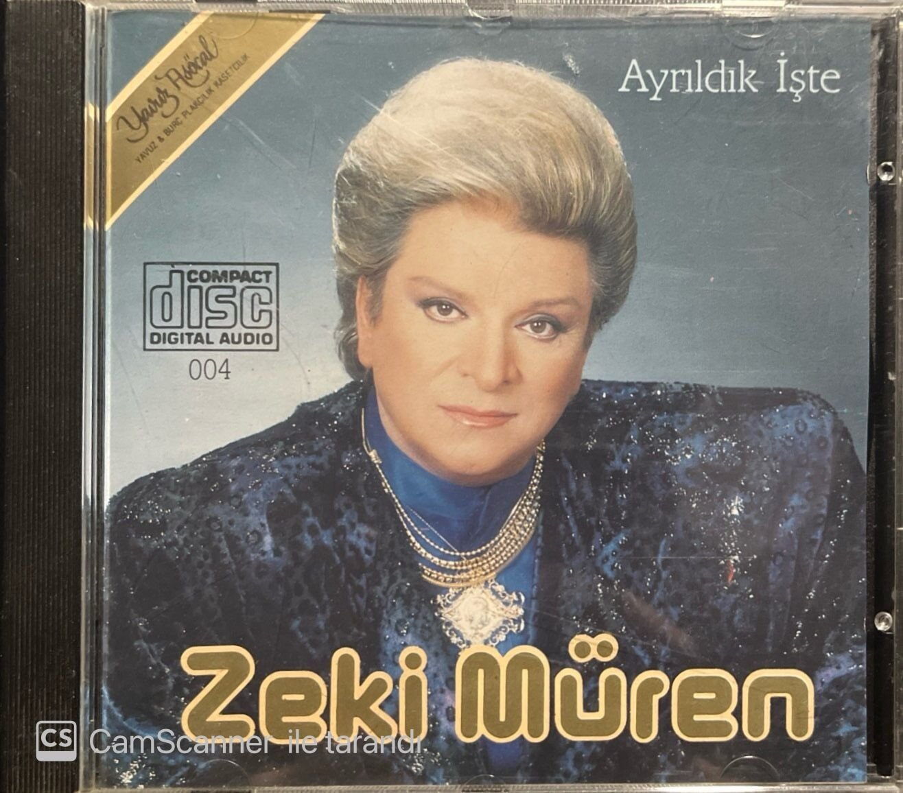 Zeki Müren Ayrıldık İşte Sarı Bandrollü Dönem Nadir CD