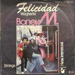 Boney M Felicidad Margherita 45lik Plak