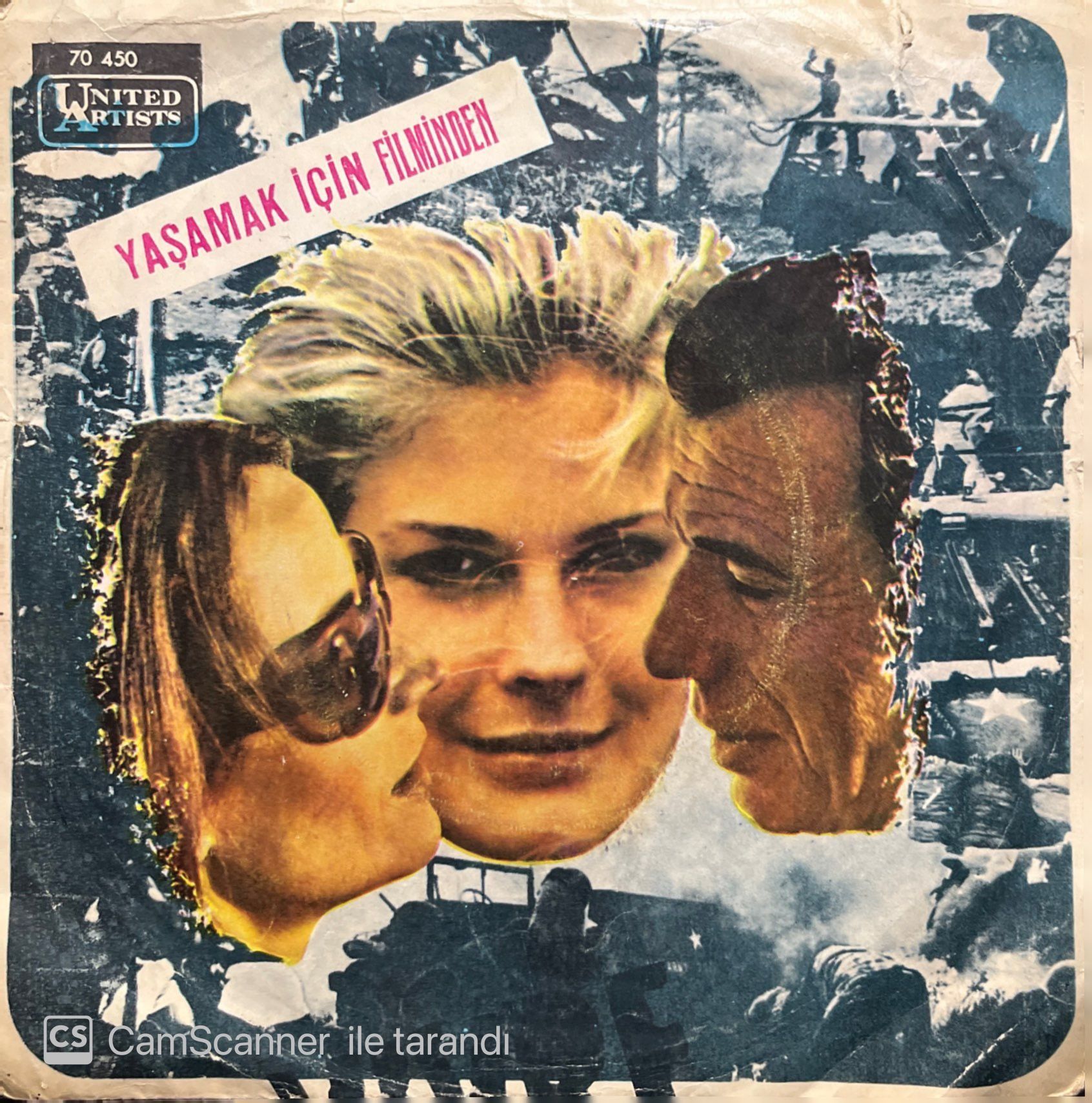 Yaşamak İçin Filminden Yves Montand 45lik Plak